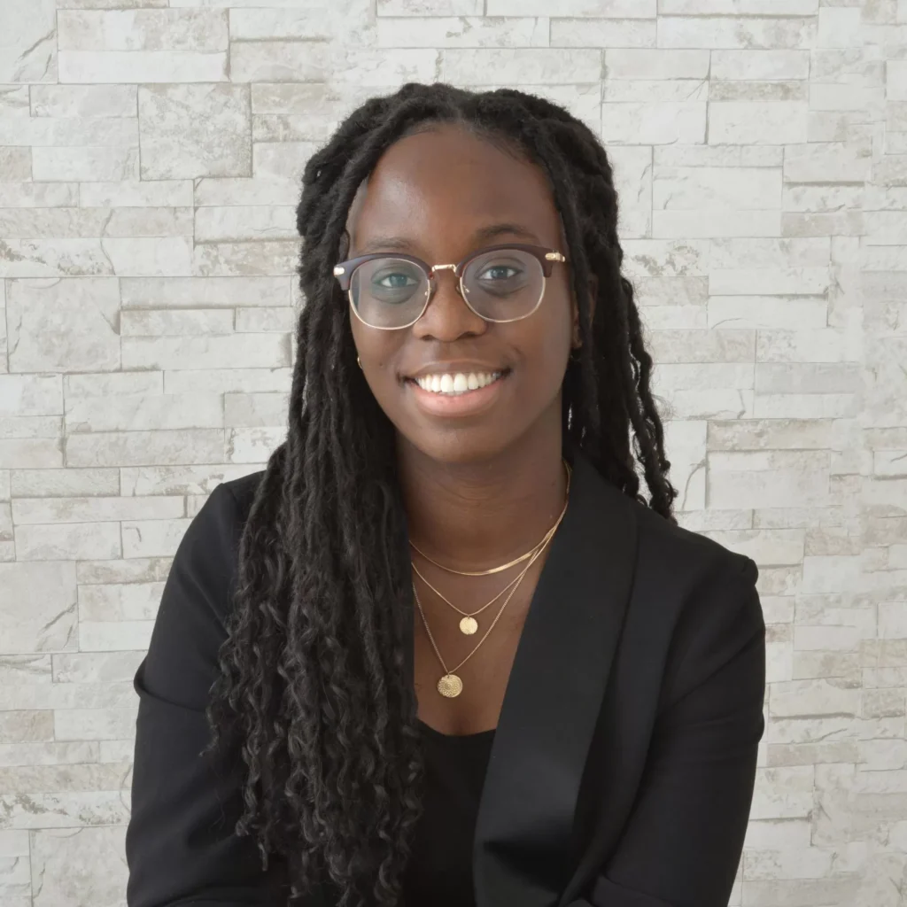 Portrait of Audrey Luguterah, Registered Social Worker and Psychotherapist, providing counselling for individuals, families, children, teens, and adults.