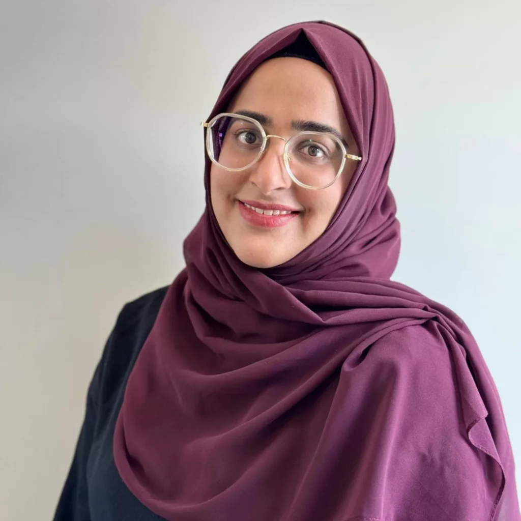 Portrait of Sakina M.H Kalyan, Registered Social Worker and Psychotherapist, providing counselling for individuals, families, children, teens, and adults.